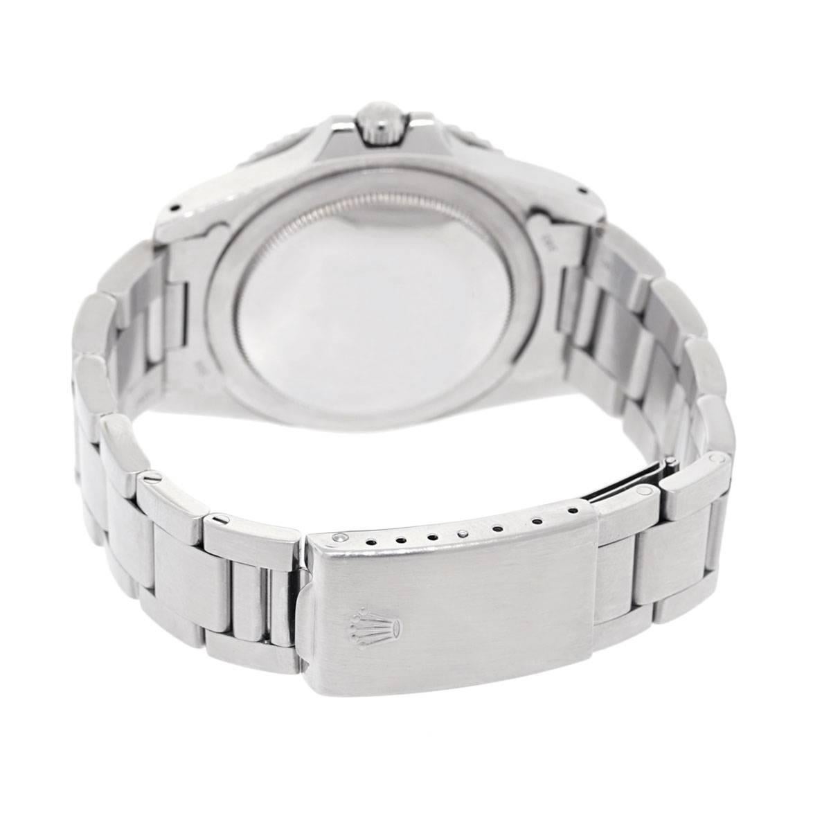 Men's Rolex Stainless Steel Pepsi Bezel GMT Master Automatic Wristwatch