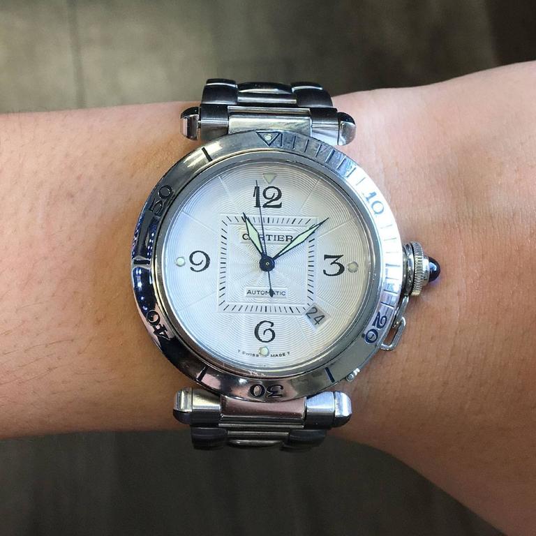 Cartier Stainless Steel Skeleton Back 