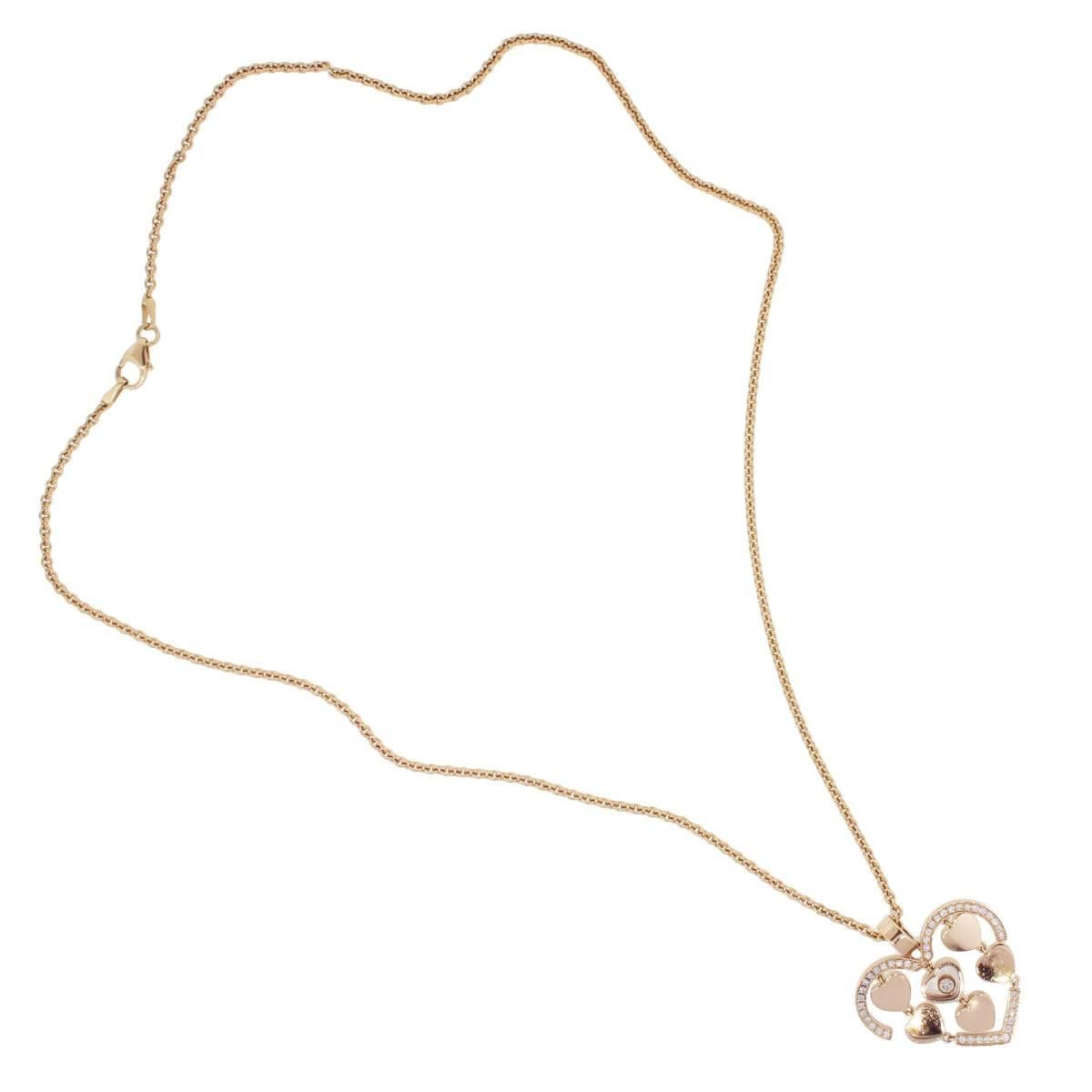 chopard rose gold necklace