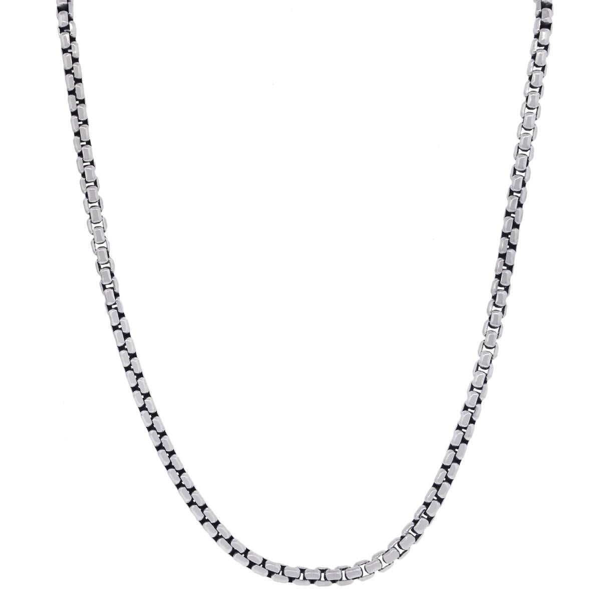 Designer: David Yurman
Material: Sterling silver and 14k yellow gold
Total Weight: 25.3g (16.3dwt)
Length: 16