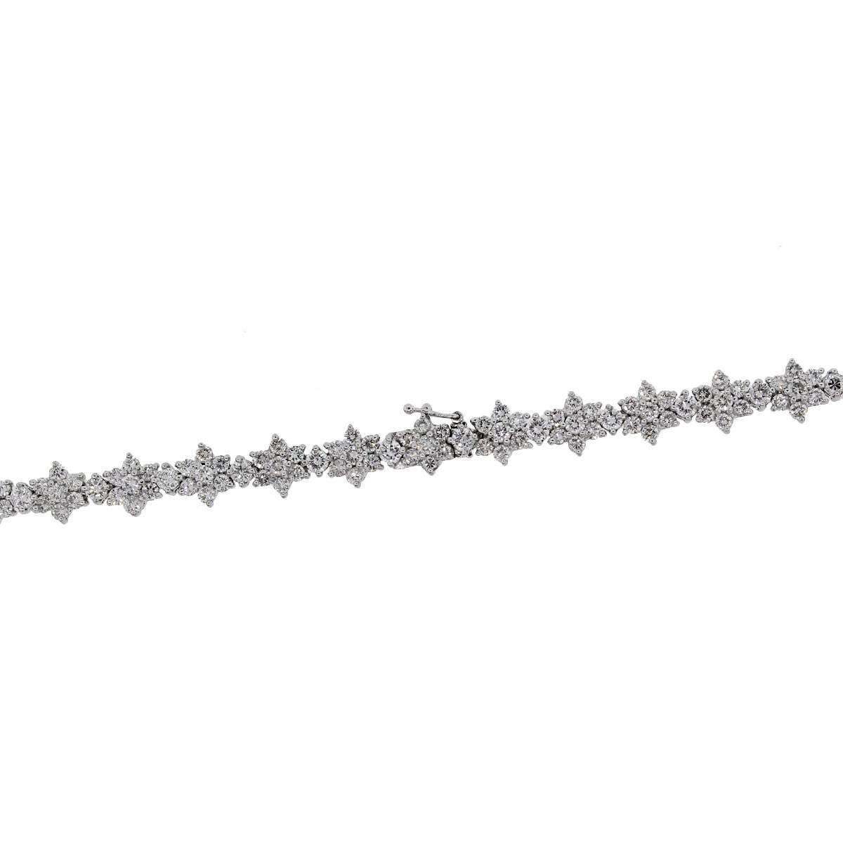 14.90 Carat Diamond Platinum Necklace 1