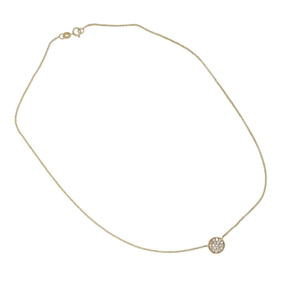 Women's Effy 0.25 Carat Diamond Yellow Gold Necklace