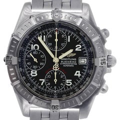 Breitling Montre-bracelet chronographe Blackbird en acier inoxydable Ref A13353