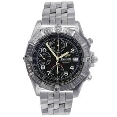 Breitling Montre-bracelet chronographe Blackbird en acier inoxydable Ref A13353