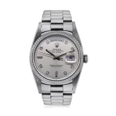 Rolex Platinum Presidential Day-Date Ens Wristwatch Ref 18206
