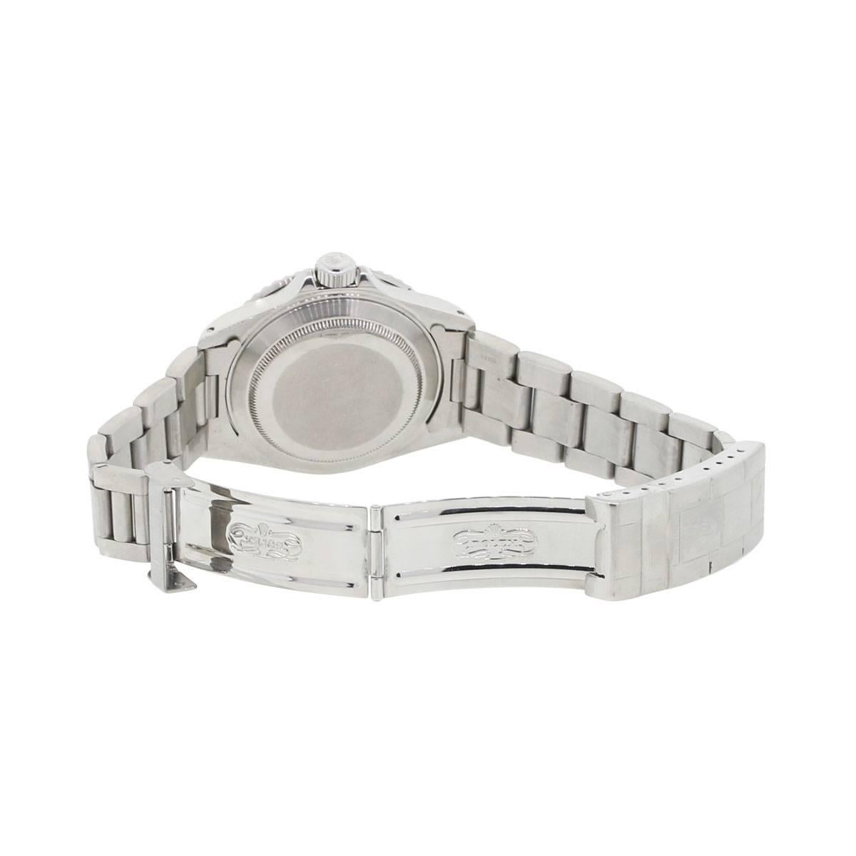 Women's or Men's Rolex Stainless Steel Submariner Automatic Wristwatch Ref 16610
