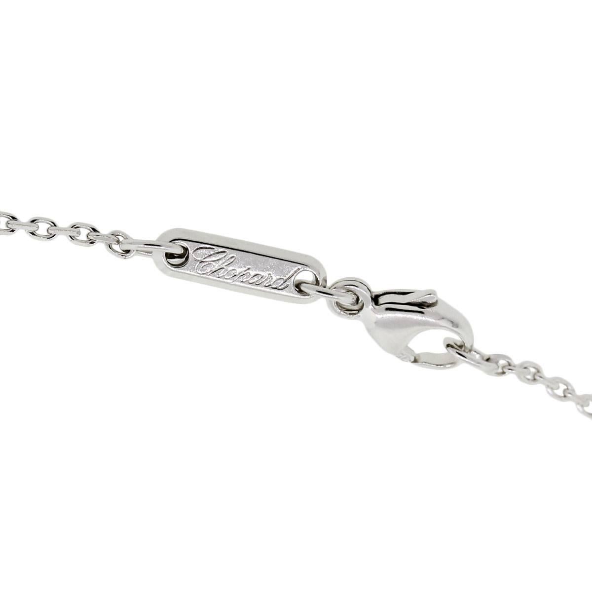 Women's or Men's Chopard White Gold Chain Necklace