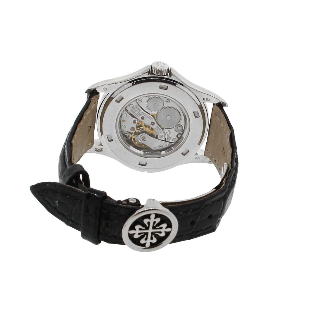 Patek Philippe Travel Time Quartz Wristwatch Ref 5134 In Excellent Condition In Boca Raton, FL