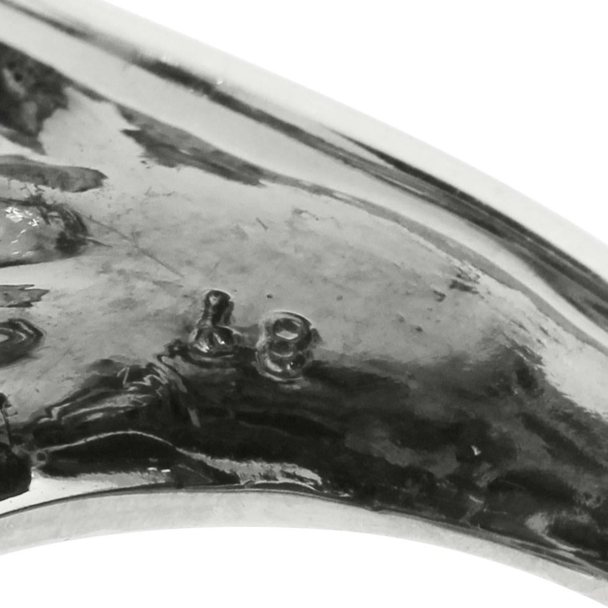 Women's or Men's Aquamarine Diamond Pearl Snake Ring