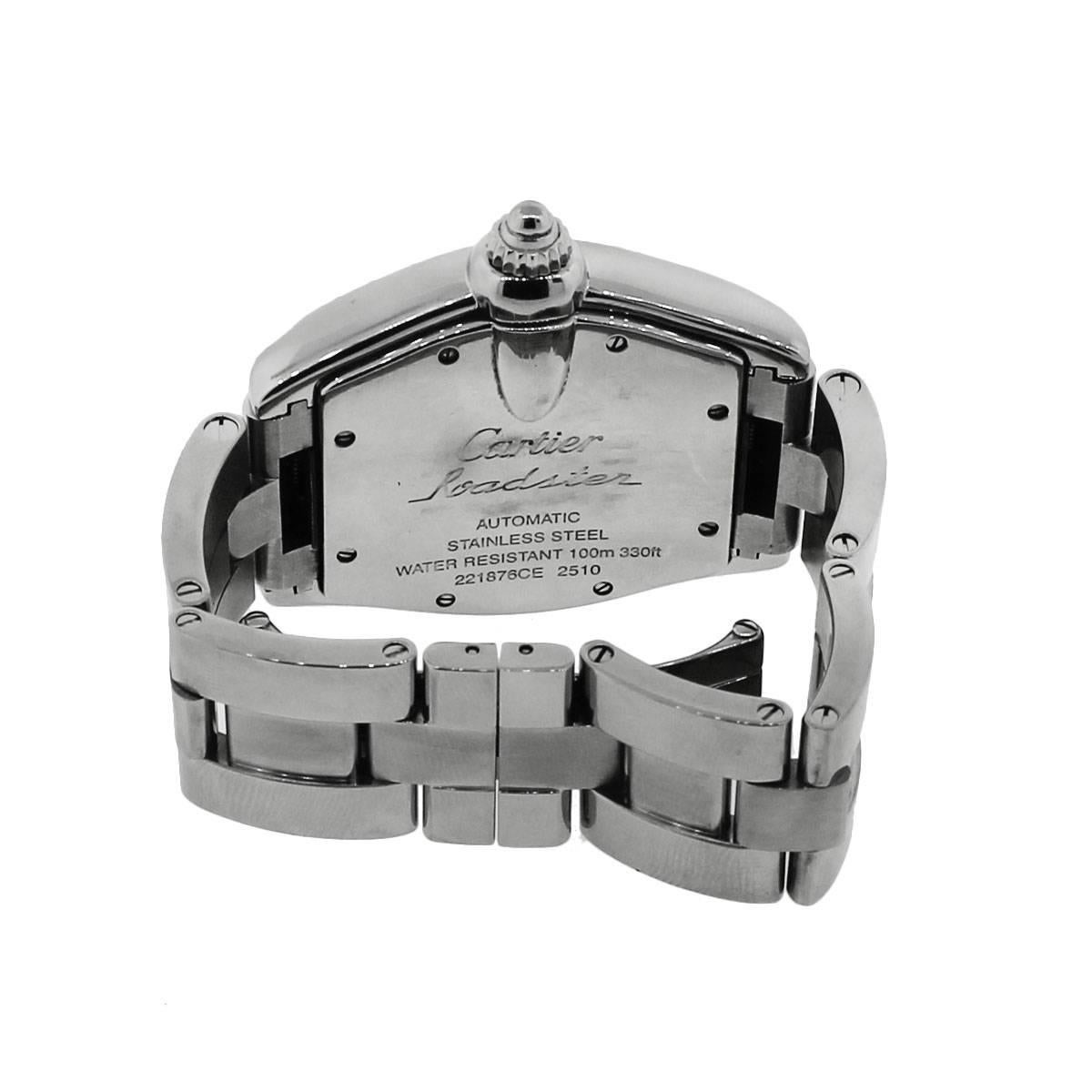Women's or Men's Cartier Stainless Steel Roadster Automatic Wristwatch ref 2510
