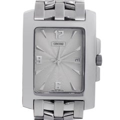 Used  Concord Stainless Steel Sportivo Quartz link bracelet Wristwatch