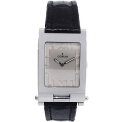 Corum Ladies Stainless Steel Toboggan Roman Dial Quartz Wristwatch