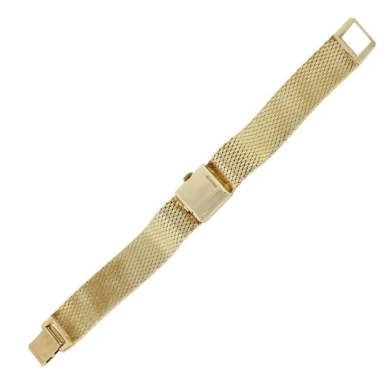 Women's Rolex Ladies Yellow Gold Vintage Manual Wristwatch