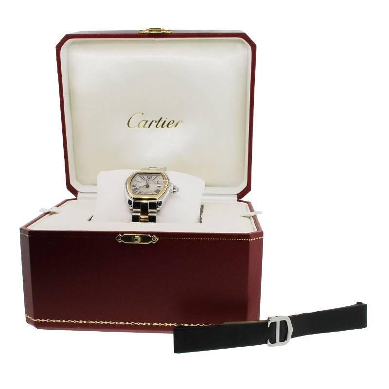 Women's Cartier Ladies Stainless steel Roadster Quartz Wristwatch Ref 2675 