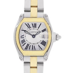 Cartier Ladies Stainless steel Roadster Quartz Wristwatch Ref 2675 