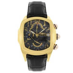 Invicta yellow gold Lupah Chronograph automatic Wristwatch Ref 5220903-021