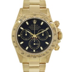 Rolex yellow gold Daytona chronograph Automatic Wristwatch Ref 116528