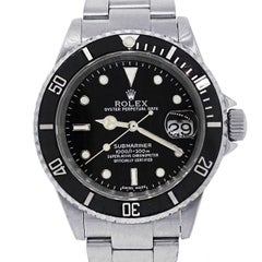Rolex Stainless steel Submariner Automatic Wristwatch Ref 16610 