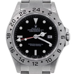 Rolex Stainless Steel Explorer II black dial Automatic Wristwatch Ref 16570 Rolex Stainless Steel Explorer II black dial Automatic Wristwatch Ref 16570