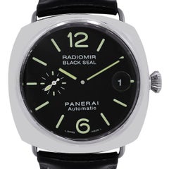 Panerai Stainless steel Radiomir Black Dial Automatic Wristwatch Ref PAM287