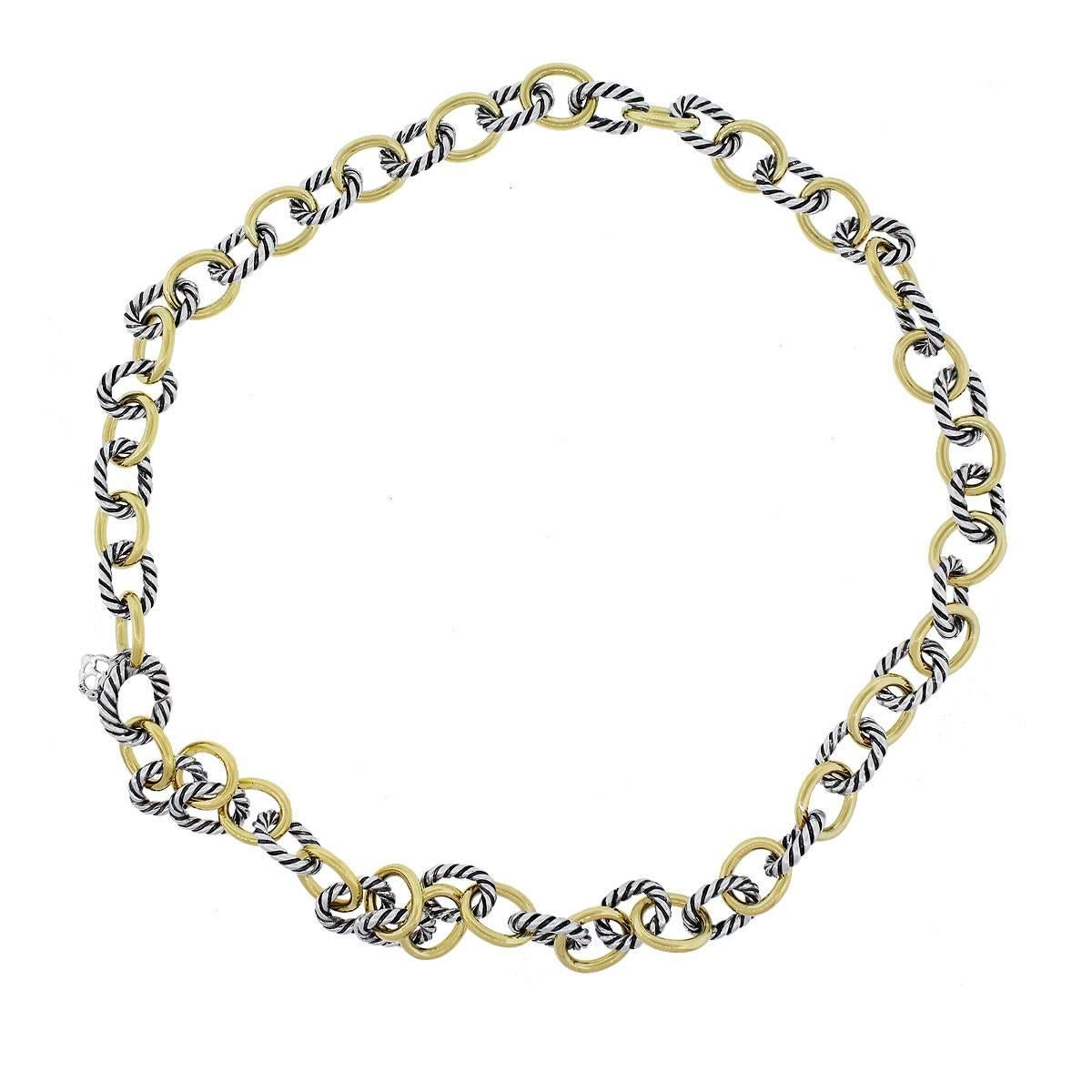 david yurman two tone necklace