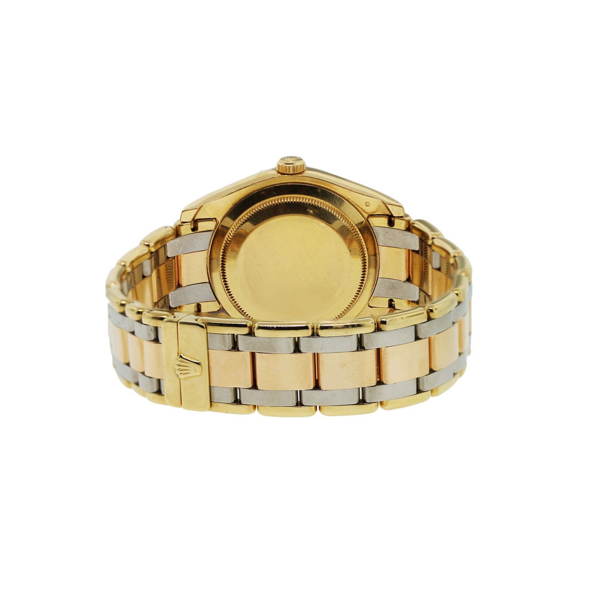 Men's Rolex Yellow Gold Tridor Masterpiece Meteorite Dial Wristwatch Ref 18948