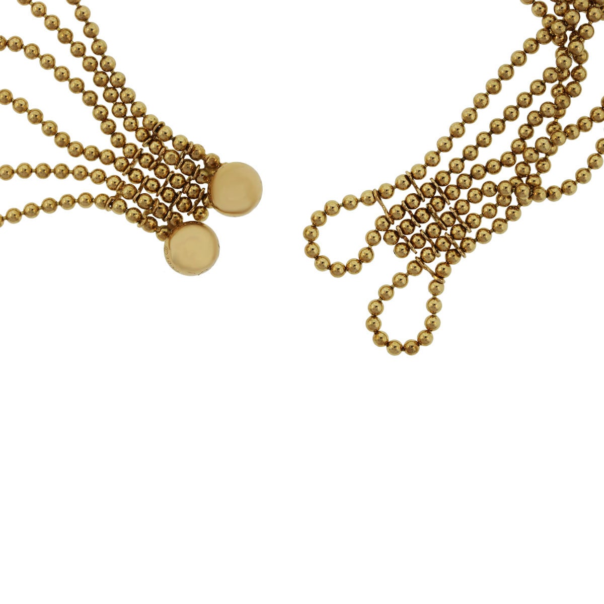 Women's Cartier Yellow Gold Six Strand Necklace