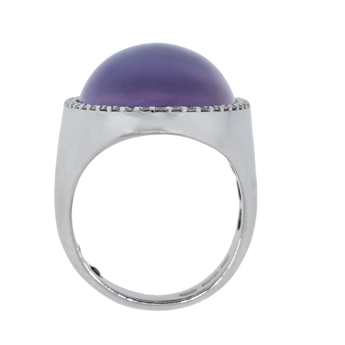 pearl and amethyst ring