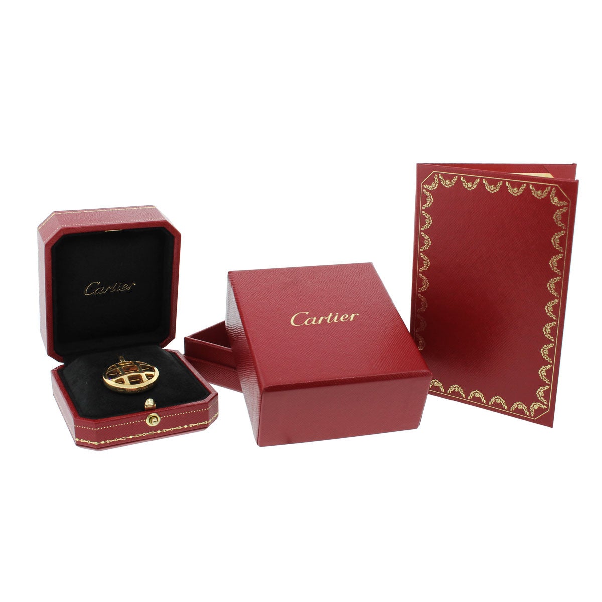 Cartier Pasha Multi Gemstone Gold Pendant 2