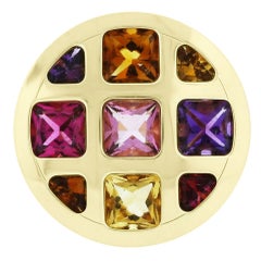 Cartier Pasha Multi Gemstone Gold Ring