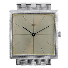 Piaget Lady's White Gold Quartz Wristwatch