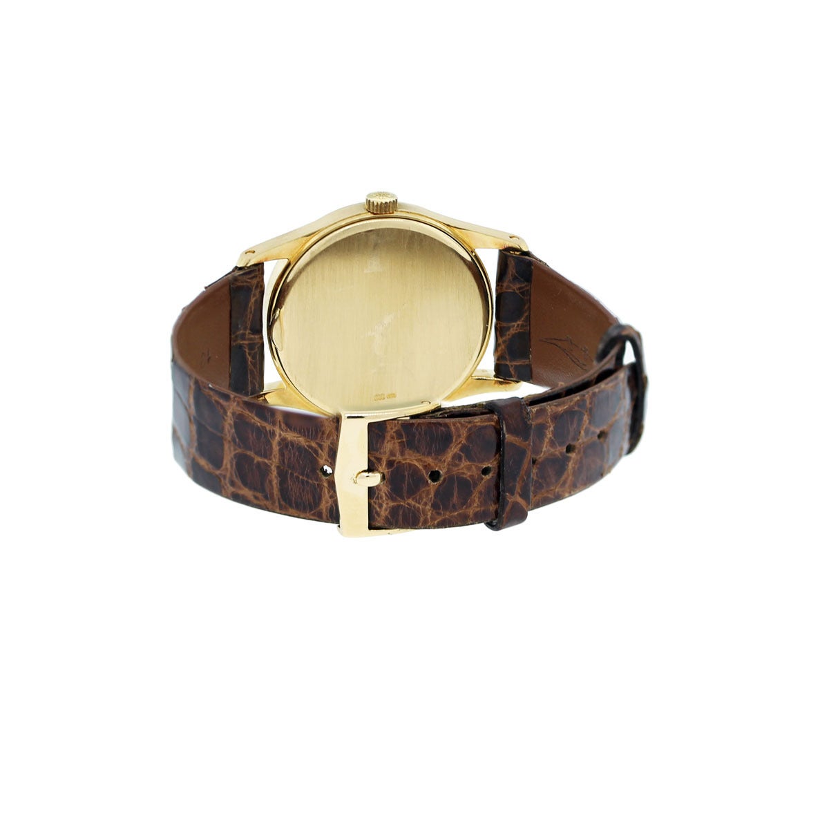Patek Philippe Yellow Gold Calatrava Wristwatch Ref 3796 D In Good Condition In Boca Raton, FL