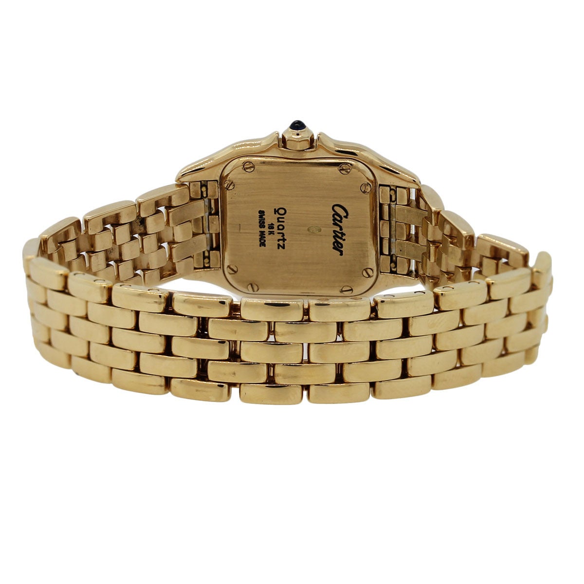 Cartier Lady's Yellow Gold Panthere Quartz Wristwatch 1