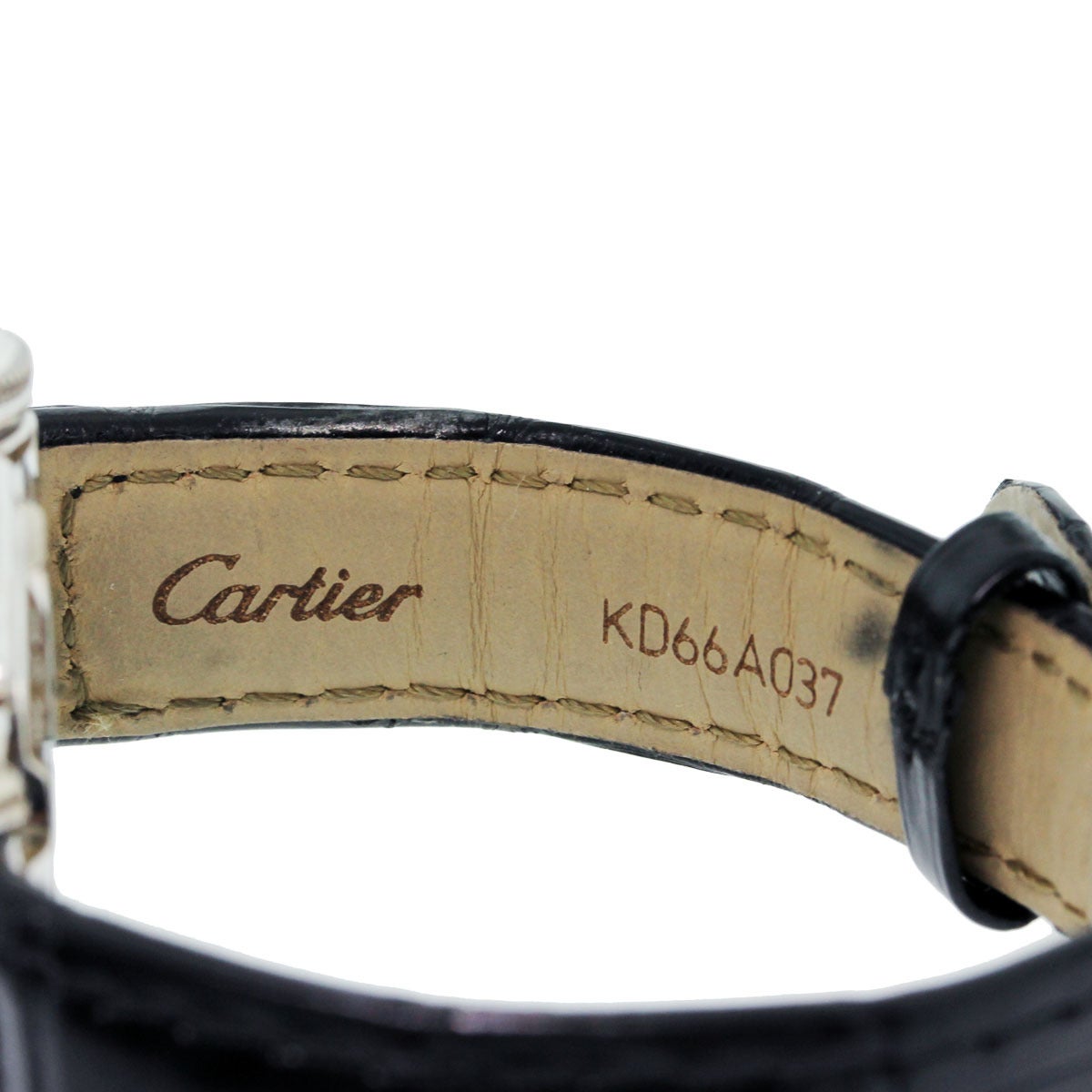 Taille ronde Cartier Montre-bracelet grille Pasha en or blanc et diamants pour femme Réf. 2529 en vente