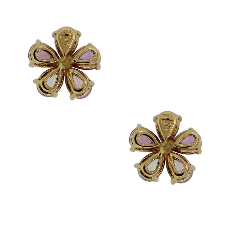 bulgari flower earrings