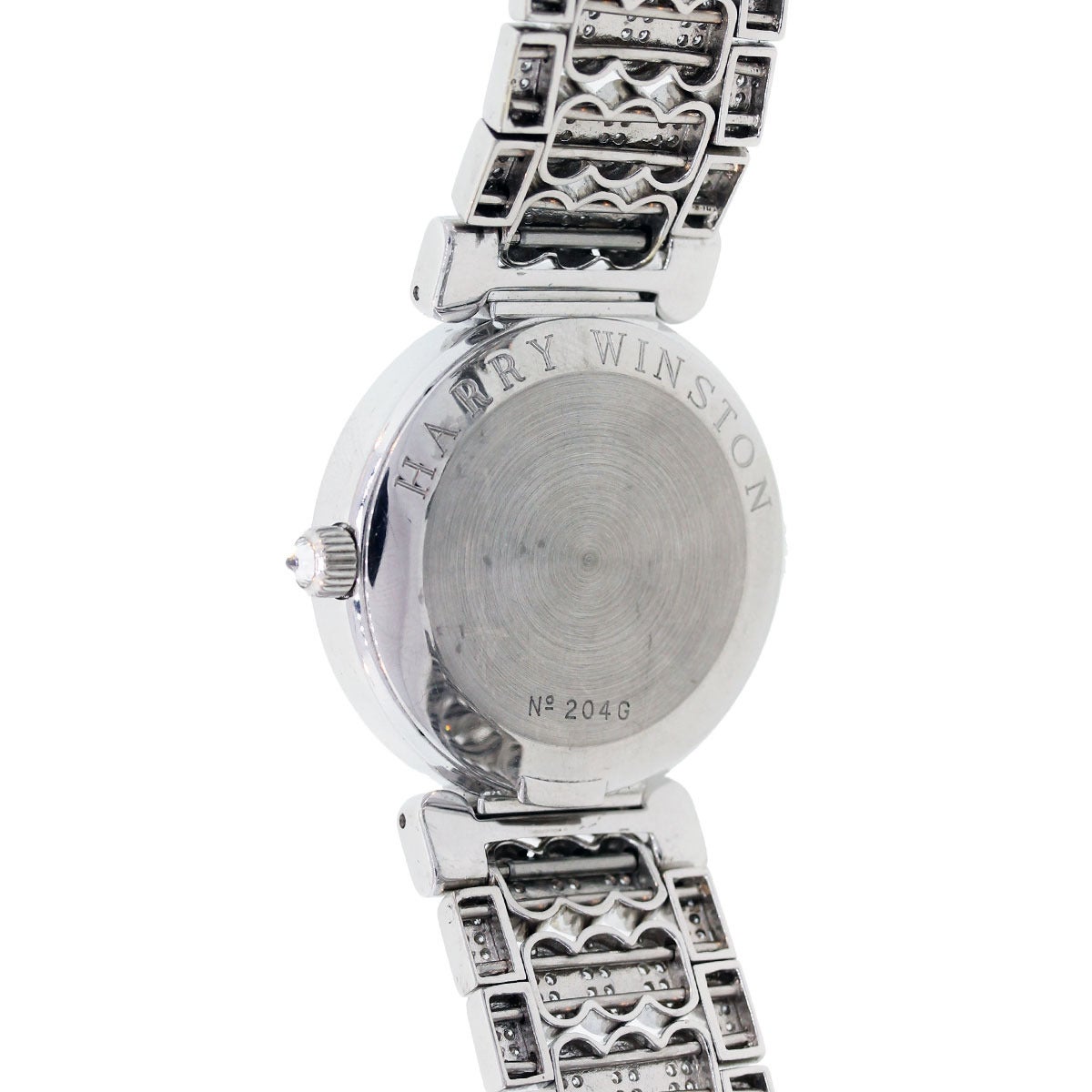 Harry Winston Lady's White Gold Diamond Premier Grill Automatic Wristwatch 1