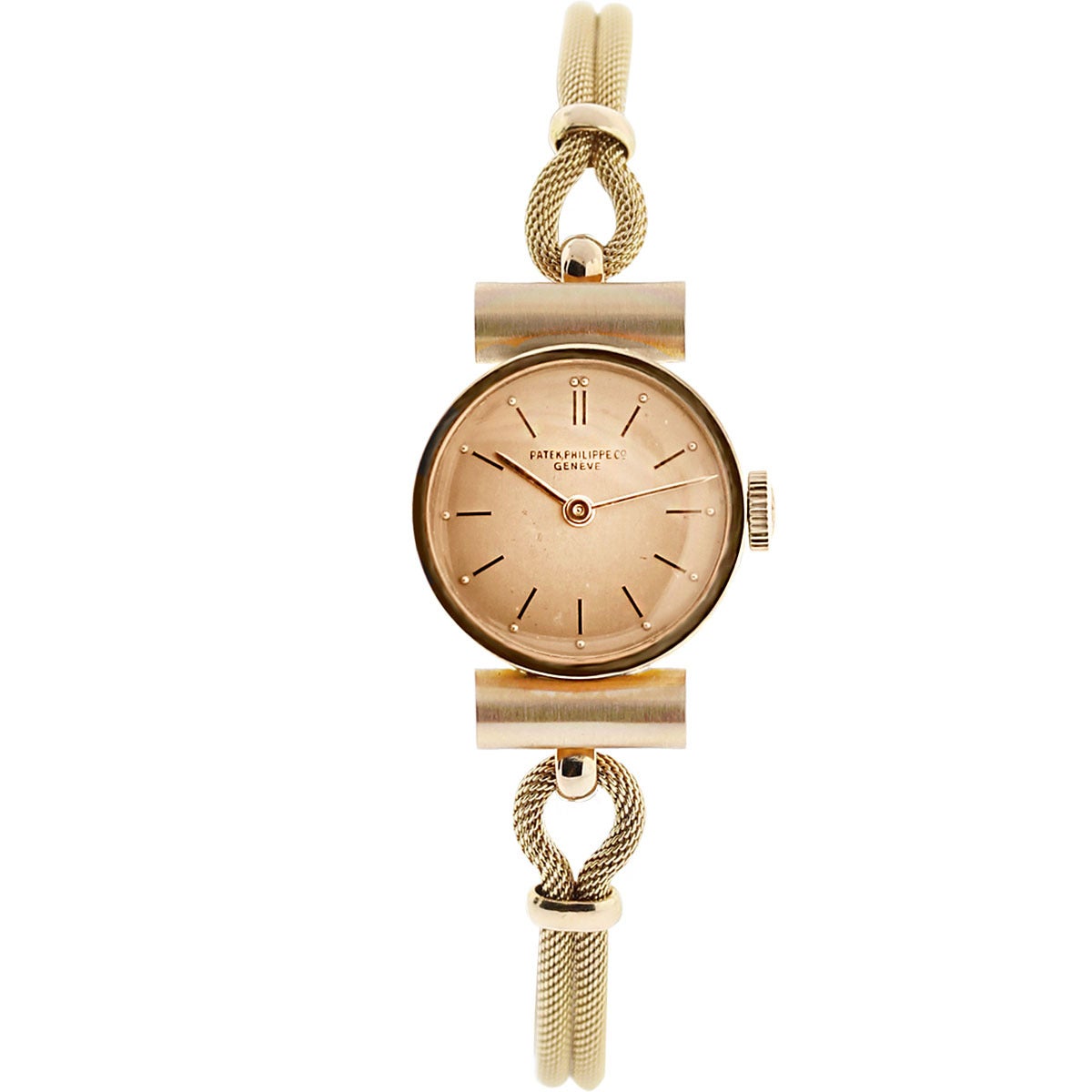 Patek Philippe Lady's Rose Gold Wristwatch Ref FY385