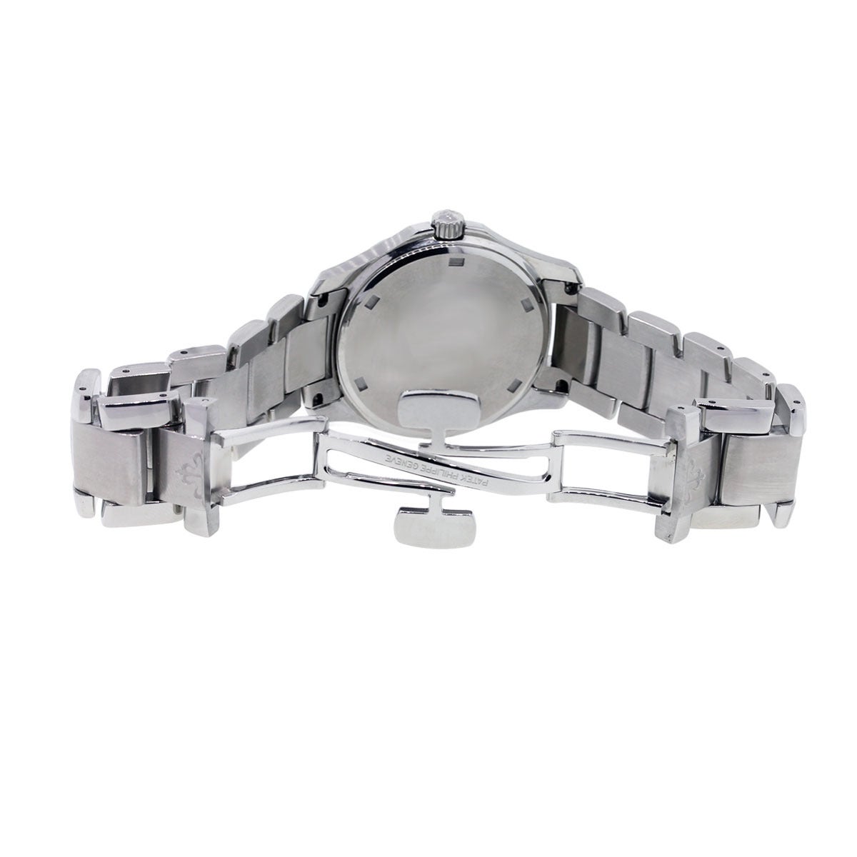 Women's Patek Philippe Stainless Steel Diamond Bezel Quartz Aquanaut Wristwatch