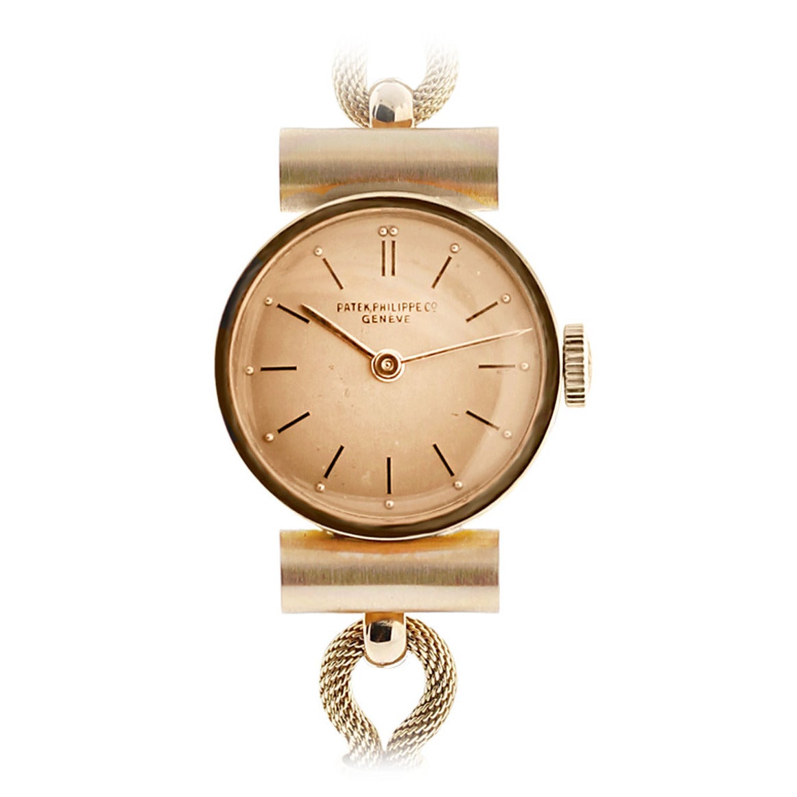 Patek Philippe Lady
s Rose Gold Wristwatch Ref FY385