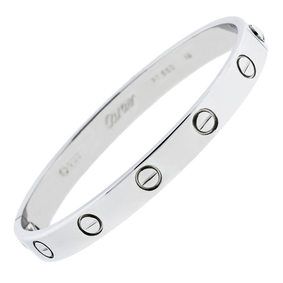 cartier bracelet platinum price