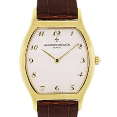 Vacheron Constantin Yellow Gold Tonneau Shaped Wristwatch Ref 31150/0001-8018