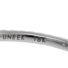 Anello di fidanzamento a forma di pera con diamante rosa GIA 18 carati In magazzino