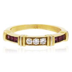 Cartier Ruby Diamond Gold Ring