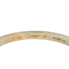 Cartier Love Bracelet 18 Karat Classic Model Size 16 In Stock