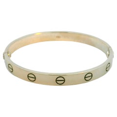Cartier Love Bracelet 18 Karat Classic Model Size 16 In Stock