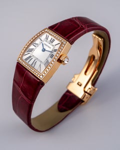 Cartier 2904 La Dona 18k Rose Gold Diamond Bezel Ladies Watch In Stock