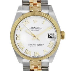 Rolex Yellow Gold Stainless Steel Datejust Automatic Wristwatch Ref 178273