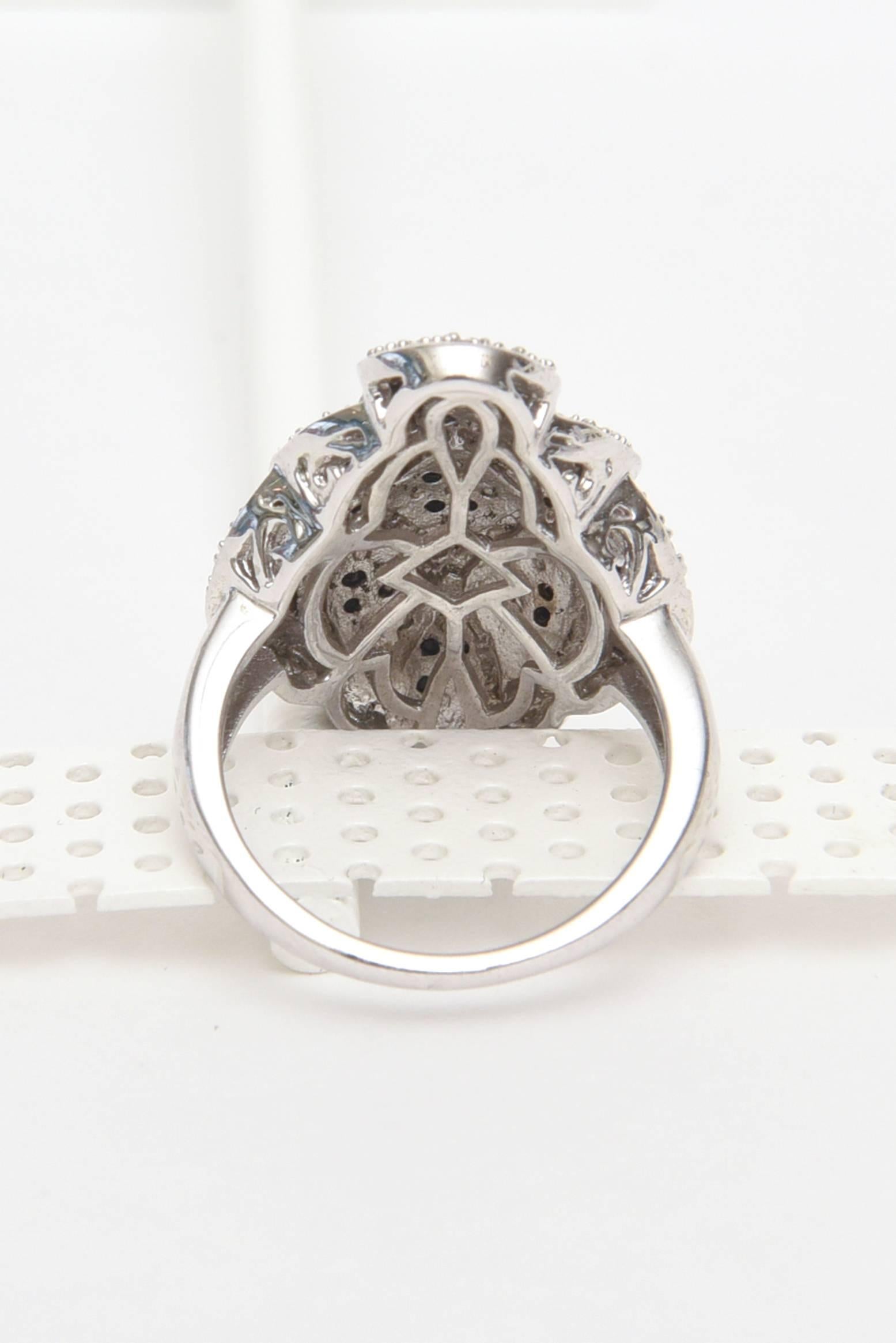 criss cross silver ring