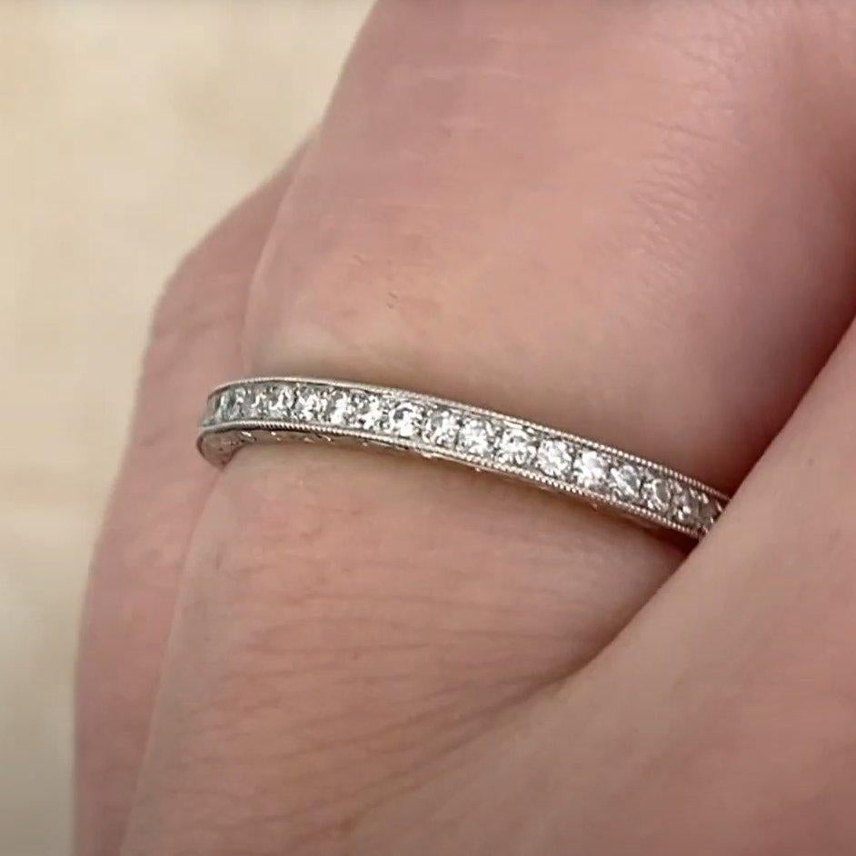 Eternity-Ring, Platin, Diamant im Einzelschliff Damen im Angebot