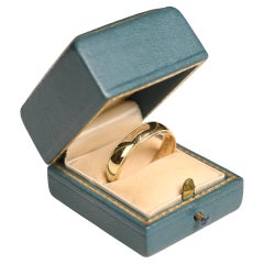 Plain Wedding Band, 14K Yellow Gold
